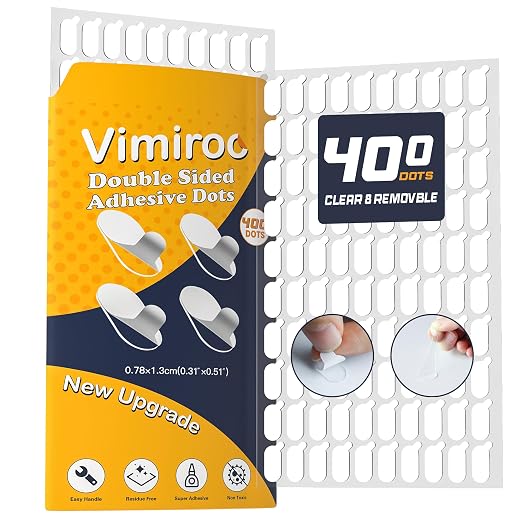 Adhesive Sticky Dots, Putty Sticky Tack, Double Sided Mounting Glue Dots by VIMIROO