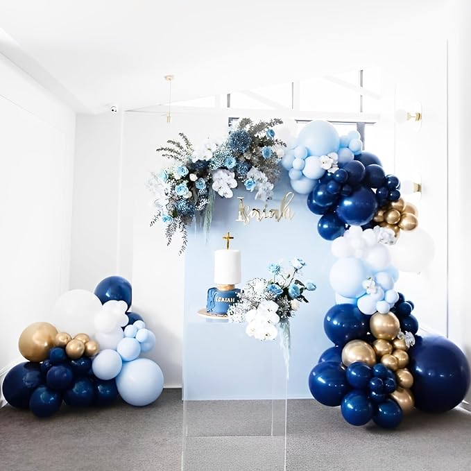 Voircoloria 66pcs Navy Blue Dark Blue Latex Party Balloons, 12inch | - Image 4