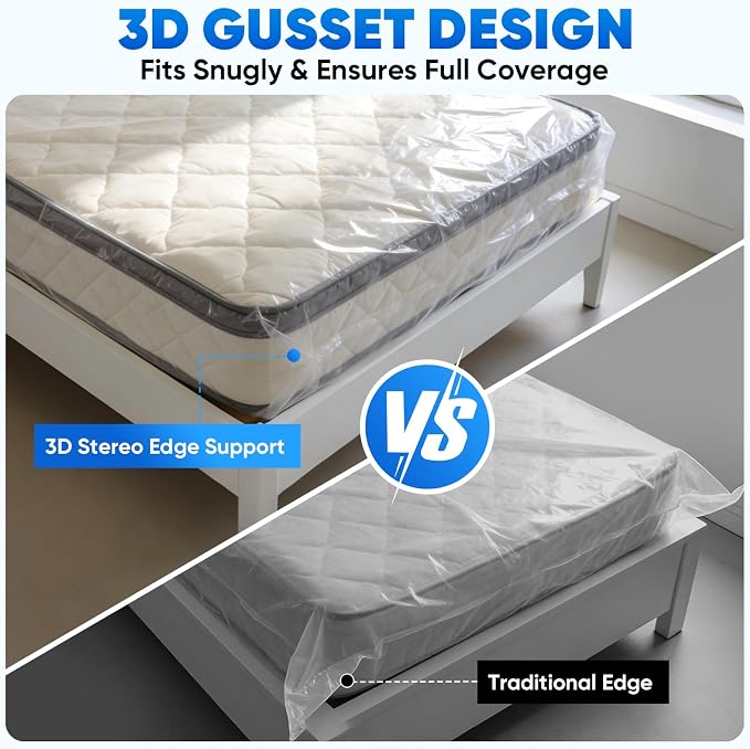 TICONN 2PK Plastic Mattress Bag - Image 6