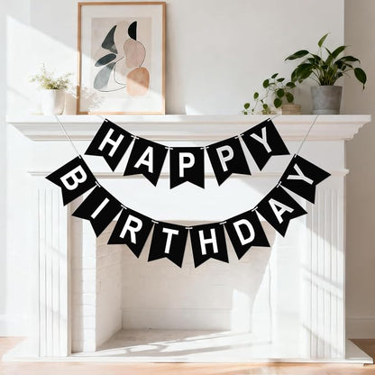 Happy Birthday Banner Birthday Party Banner NO DIY Happy Birthday Sign | - Image 7