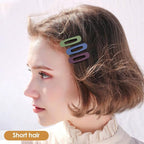 Small Flat Hair Clips for Women Lay Down Clips for Thin Hair Accessories 2.16 Inch 6pack