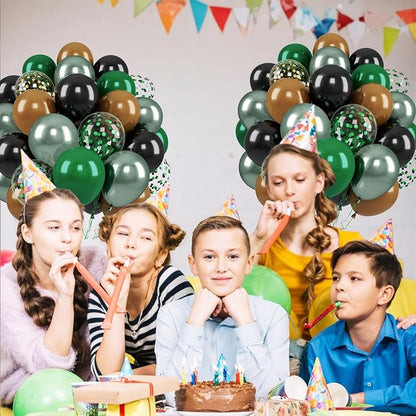 Paready Green and Brown Balloons - Image 5
