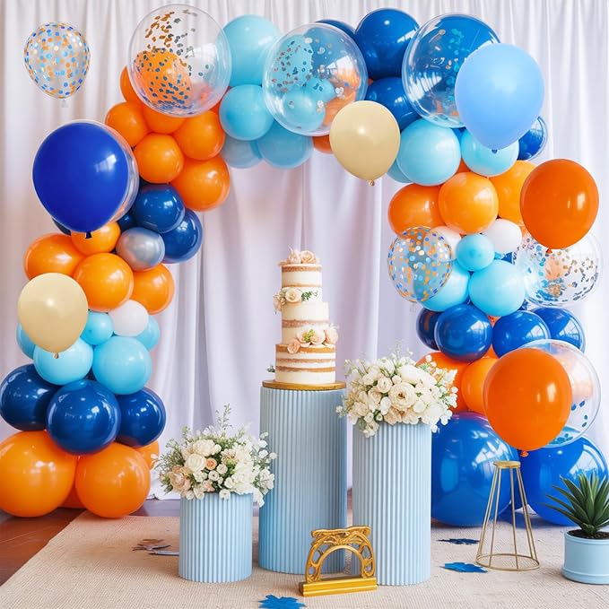 Blue and Orange Balloons Set - Image 5