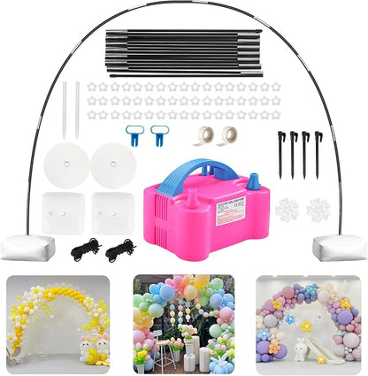 Balloon Arch Kit with Balloon Pump Electric | Improved Balloon Arch Stand with by Unknown
