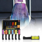 12 Colors Instant Hair Color Comb Washable Quick Dry Vibrant Temporary Color,Provides Vibrantss Temporary Hairs Color,Suitable for All Ages Perfect for Birthday Parties and Gifts