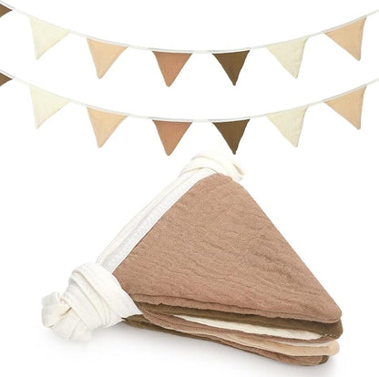 Oudain 2 Pcs Pennant Banner Flags Nursery Garland Triangle Bunting Flags by Oudain