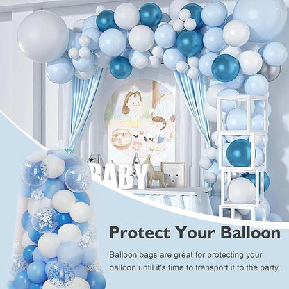 4 Pack Balloon Bags for Transport 98 x 59 In, Reusable Extra Large Clear - Image 7