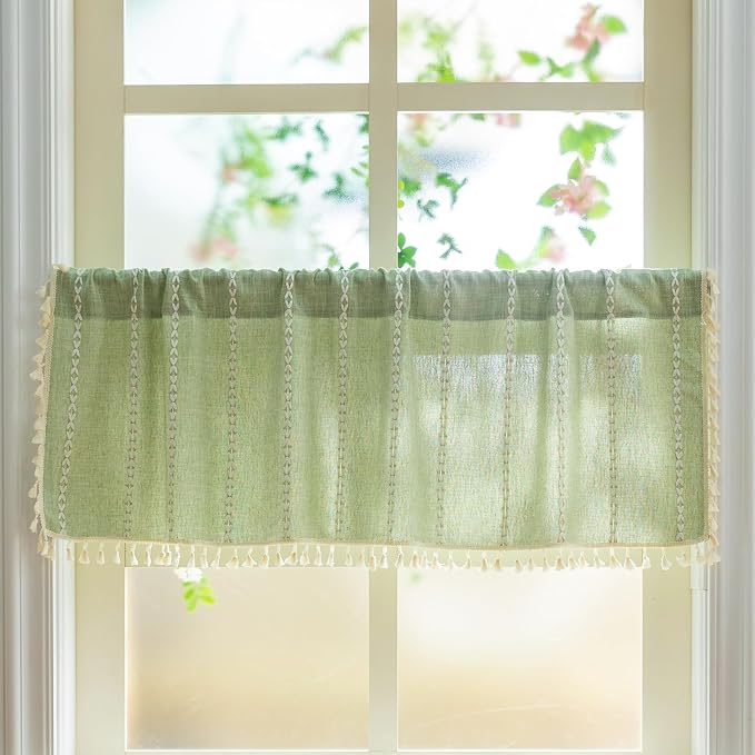 Sutuo Home Boho Short Valance Curtains by SutuoHome