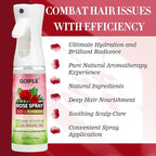 Rose Water for Hair Loc Spray Moisturizing Refreshing for Locs - Rose Water Hair Scalp Moisturizer - Hydrating Dreadlock Moisturizer to Nourish the Scalp Rosewater & Peppermint Spray Prevents Dry