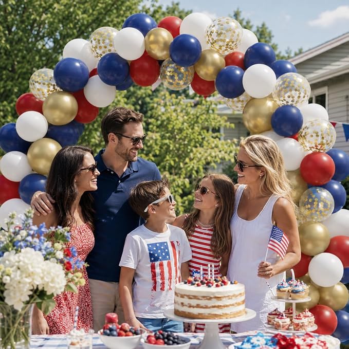 Red White Blue Balloon - Image 3