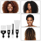 Sibba 4 Pack Metal Comb Afro Hair Pick Comb Set, Stainless Steel Wide Tooth Hair Picks for Natural Curly Coily, Fist Design Braid Styling Combs Afro Lift Picks Wig Detangler for Detangling Hairstyling