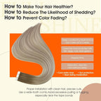 Full Shine Tape in Hair Extensions Human Hair 12Inch Balayage 8 Ash Brown Ombre 18 Ash Blonde And 60 Platinum Blonde Tape in Extensions Invisible Straight Hair 30G 20Pcs Double Sided Tape Remy Hair