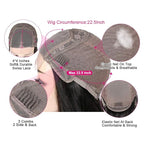 Water Wave Lace Front Wigs Human Hair Brazilian 180% Density Virgin Hair 4X4 Deep Curly Lace Closure Wigs for Black Women Pre Plucked with Baby Hair Natural Color (24 Inch,Water Lace Closure Wigs)