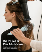 AIMIKE NaturaVol Round Brush for Blow Out, Small Round Hair Brush Nano Thermal Ceramic & Ionic Tech, for Blow Drying & Salon-like Styling at Home, Maximum Volume Shine - 1.3" Barrel, 2.1" w/Bristle