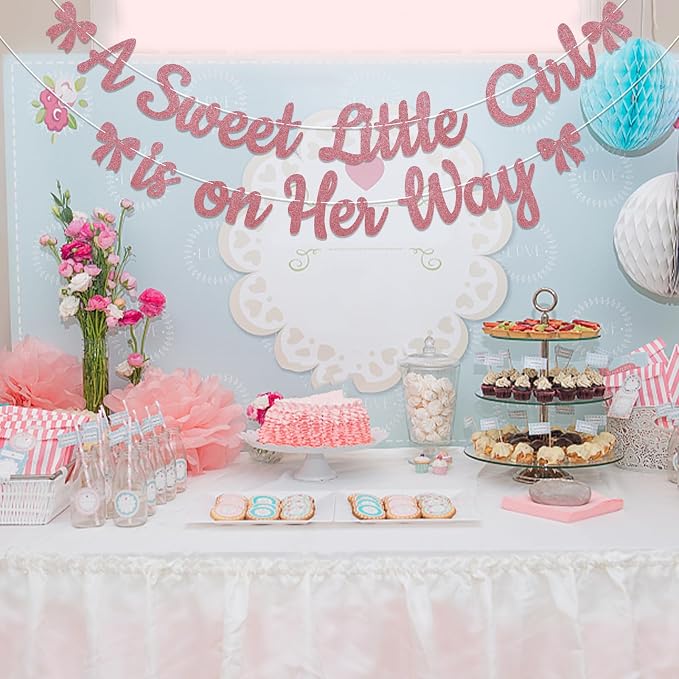 A Sweet Little Girl is on Her Way Banner - Image 6