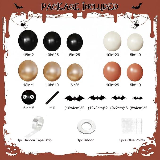 Halloween Balloon Garland Arch Kit - Image 6