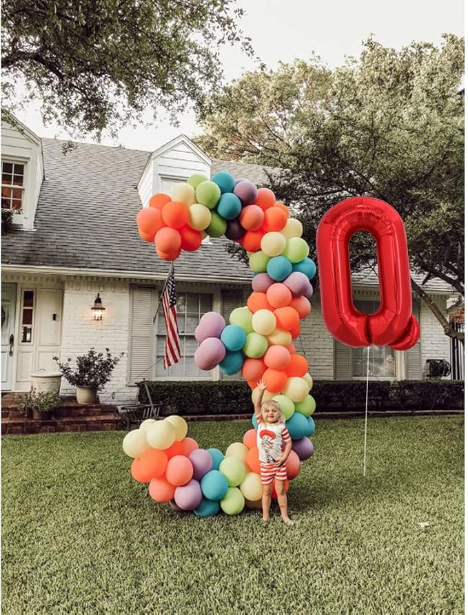 TONIFUL 40 Inch Large Bright Red Letter Balloons A-Z, Giant Jumbo Helium Foil - Image 5