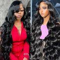 34 Inch 13x6 Lace Front Wigs Human Hair 200% Density Body Wave HD Lace Front Wigs Human Hair Pre Plucked Glueless Wig 100% Virgin Lace Front Wigs for Women