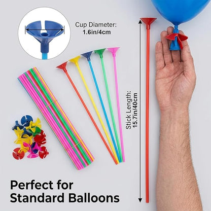 Chedin 20 Pcs Balloon Sticks - Image 2