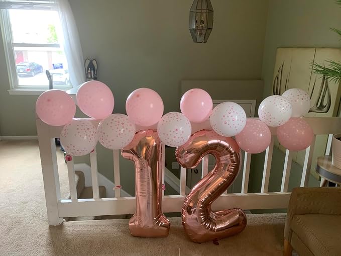 Number Balloons 11 Balloon Rose Gold - Image 3