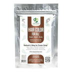 Brown Henna Hair Color For All Kit | 100% All Natural Indigo Powder Hair Dye & Beard Dye (Golden Light Brown) Organic, Herbal & Vegan Chemical & Cruelty Free Permanent Gray Coverage & Tinting
