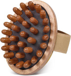 OWIIZI Wooden Scalp Brush Massage Body Tools, Wood Massager for Head Hair Growth Belly Fat Cellulite Multi Functional Air Cushion Massager for Men Women Elder