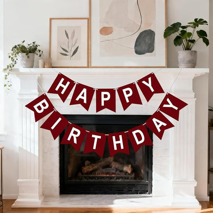 Happy Birthday Banner Birthday Party Banner NO DIY Happy Birthday Sign | - Image 7