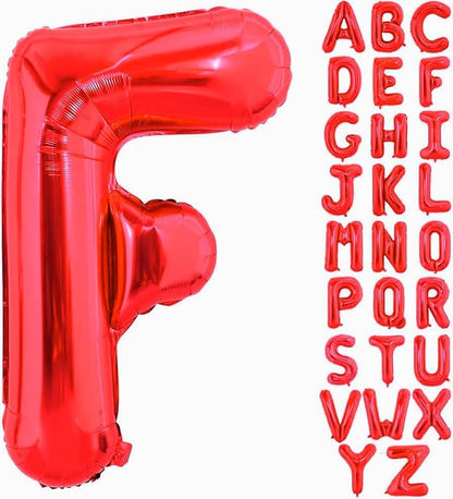 Red Letter F Balloons, F Balloon 40 Inch F Balloons Letter by BBPOOL