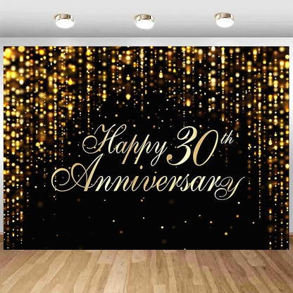Happy 30th Anniversary Backdrop - Image 4