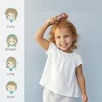 Mini Toddler Hair Brush Detangler Brush Kids Detangling Hairbrush Soft Massage Comb Small Travel Hair Brush for Thick Curly Thin Long Short（Brown）