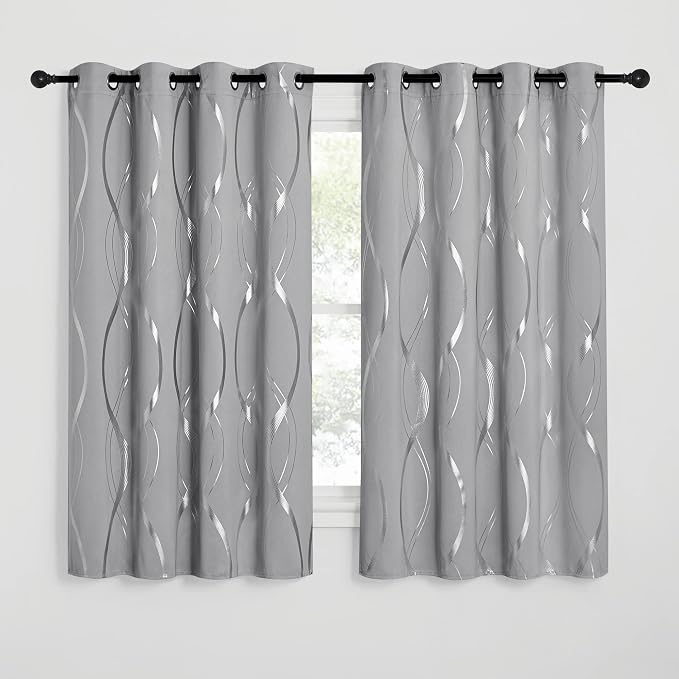 NICETOWN Blackout Curtains 63 inch Length 2 Panels - Image 2
