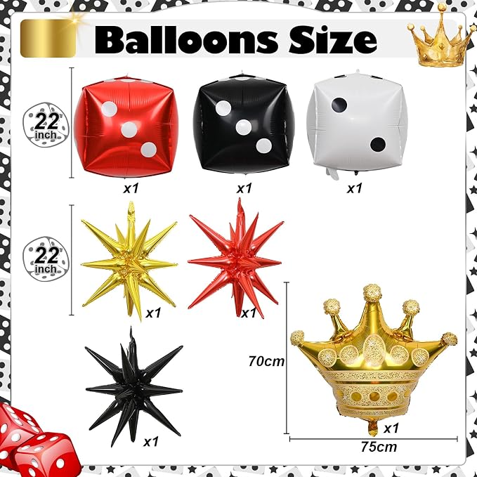 Casino Theme Party Decorations Set - Image 2