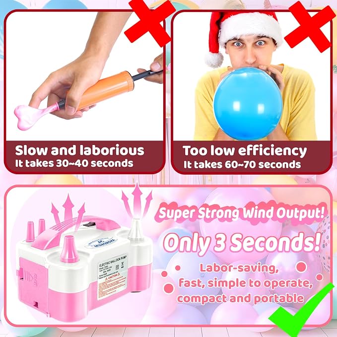 Anordsem Electric Balloon Air Pump: Polypropylene Plastic Case - Image 5