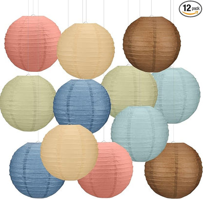 12 Pcs 10 Inch Hanging Paper Lanterns Party Decorations Boho Classroom Decor by Retisee