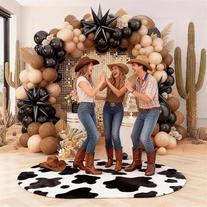 Black Brown Nude Balloon Arch Kit, Balloon Garland - Image 3