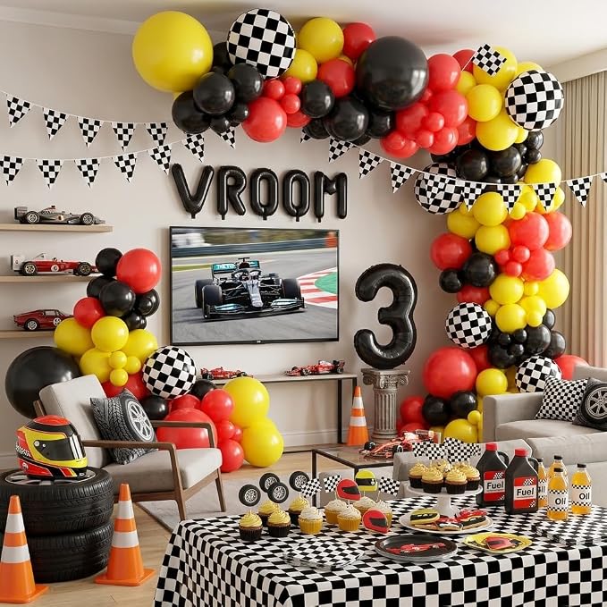 Race Car Balloons Arch Kit - Image 5