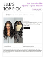 LUVME HAIR All-Day Comfort Real Glueless 7x6 HD Lace Wig 200% Density Hair PartingMax Lace Wigs Loose Body Wave Lace Front Wigs Human Hair Pre Cut Plucked Lace Frontal 20 Inches Natural Black Color