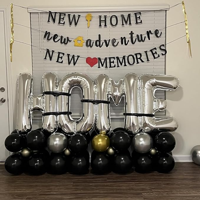 40 Inch Silver Letter Balloon, Large Foil Alphabet Balloons Birthday - Image 2