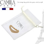 Camila Paris CP3528 French Hair Clip for Women, Beige, Girls Hair Claw Clip Jaw Fashion Durable and Styling Hair Accessories for Women, Luxury Ladies Strong Hold No Slip Grip Clamp, Made in France