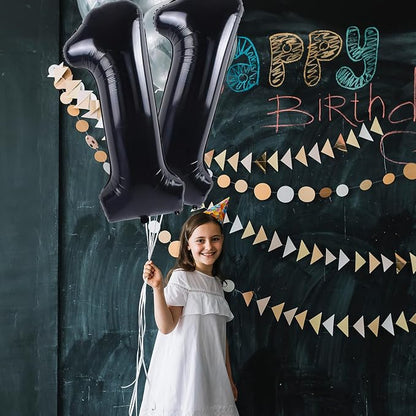 40 inch Number Balloon 0-9 Black Large Number 12 Balloons, Digital Balloons - Image 6