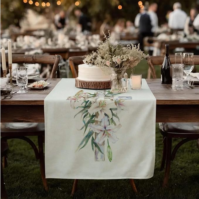 Mapileng Wedding Linen Wall Tapestry Welcome Banner, Personalized Couple Names - Image 6