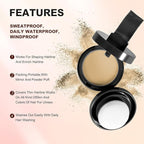 Root Touch Up Powder for Women and Men - Hairline Shadow Coverage, Gray Hair Touch Up for Eyebrows, Beard Line, and Bald Spots (Blonde)