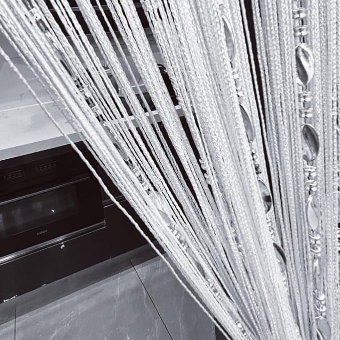 ave split 100cmX200cm Decorative Door String Curtain Beads Wall Panel Fringe by avesplit