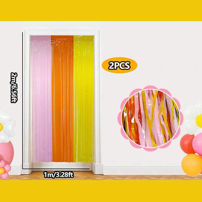 Groovy Daisy Balloon Arch Garland Kit Birthday Party Decorations | Pink Orange - Image 3