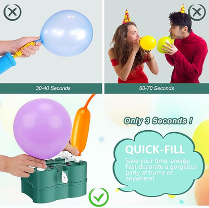 IDAODAN Electric Balloon Pump, Portable Electric Balloon Blower Machine - Image 4