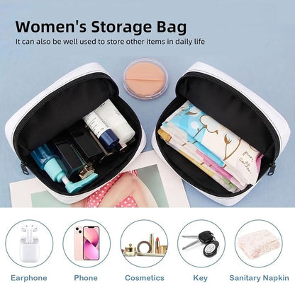 Hot Air Balloons Print Women Period Bag Sanitary Pouch Portable Pad Pouch - Image 4