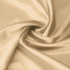 Lirex Satin Pillowcase for Hair and Skin, Super Soft and Cooling Similar to Silk, 2 Pack Standard Size 20"X 26" Pillow Cases with Envelope Closure, Gifts for Women Men, Champagne