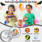 Temporary Silver Gray Hair Color Wax for Kids, Women Men Colored Hair Styling Mud, Girl Boy Teens Washable Gray Style Dye, DIY Instant Hair Coloring Gel Cream for Cosplay Halloween Children's Day