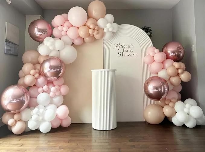 Pink Balloons for Wedding Bridal Shower Baby Shower Decorations | 60Pcs 12Inch - Image 4