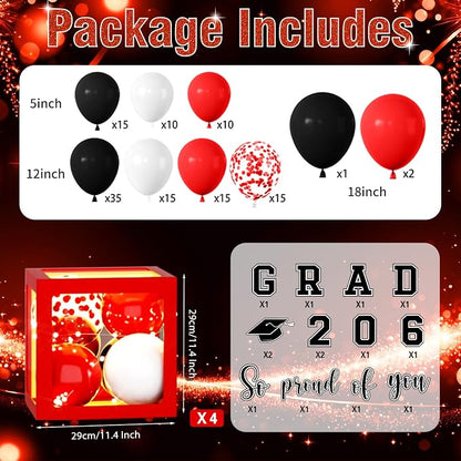 Graduation Decorations Class of 2026, 2026 GRAD So Proud of You Theme - Image 2